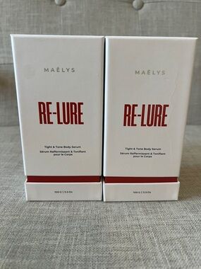 MAËLY RE-LURE Tight & Tone Body Serum — New/sealed. Set of two.